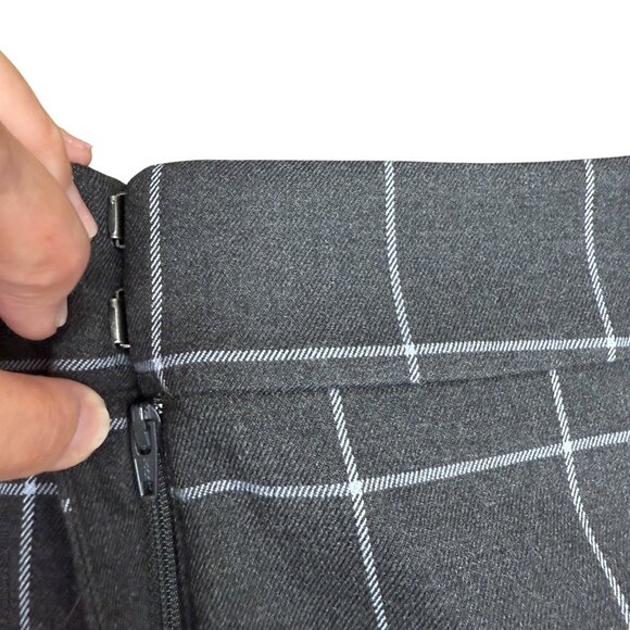 NWT Women's LOFT Windowpane Wide Leg Trouser Pants | Size 14 - Picture 2 of 10